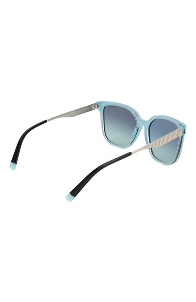 Солнцезащитные очки TIFFANY & CO. бирюзового цвета по цене 26600 руб., арт. 4165-82749S, фото 4 Солнцезащитные очки TIFFANY & CO., арт. 4165-82749S, фото 4