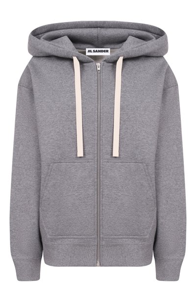Женский хлопковая толстовка JIL SANDER, арт. J02HG0106/J20133