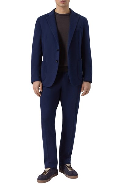 Мужской костюм из хлопка и кашемира ANDREA CAMPAGNA, арт. BIELLA/DD100_SET