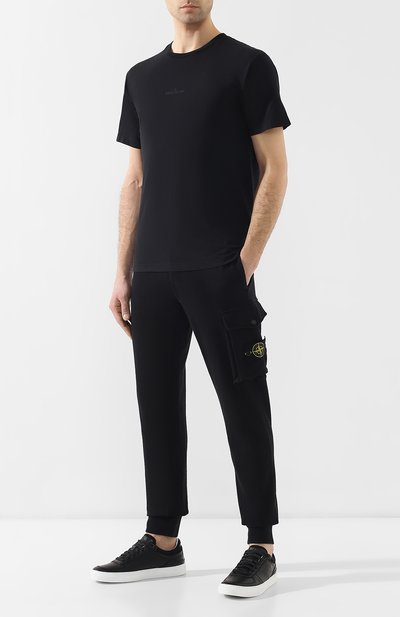 Хлопковые джоггеры STONE ISLAND, арт. 701565760, фото 2