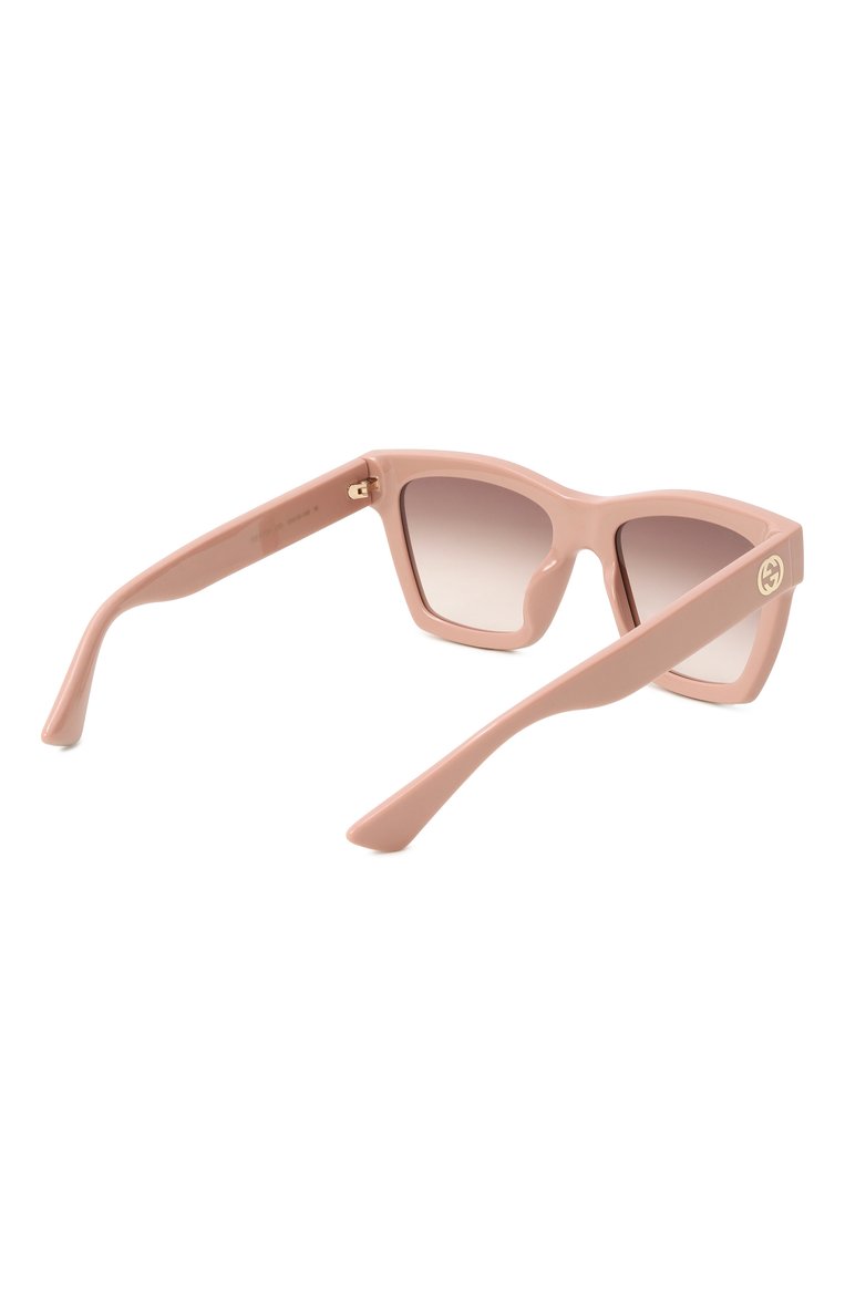 Женские солнцезащитные очки GUCCI розового цвета, арт. GG1714S 005 | Фото 4 (Нос: Не проставлено; Региональные ограничения белый список (Axapta Mercury): Не проставлено; Материал: Пластик; Тип очков: С/з; Оптика Гендер: оптика-женское; Очки форма: Квадратные)