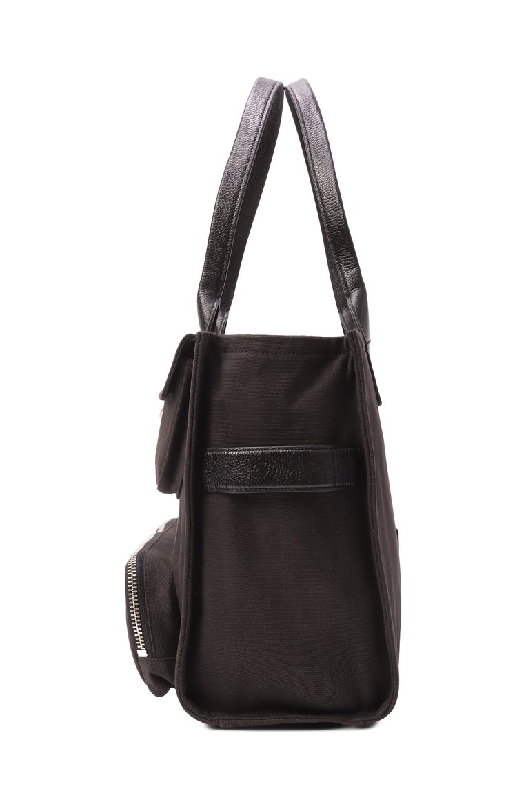 Женская сумка the cargo tote large MARC JACOBS (THE) черного цвета, арт. 2S4HTT005H03 | Фото 4 (Размер: large; Материал: Текстиль)