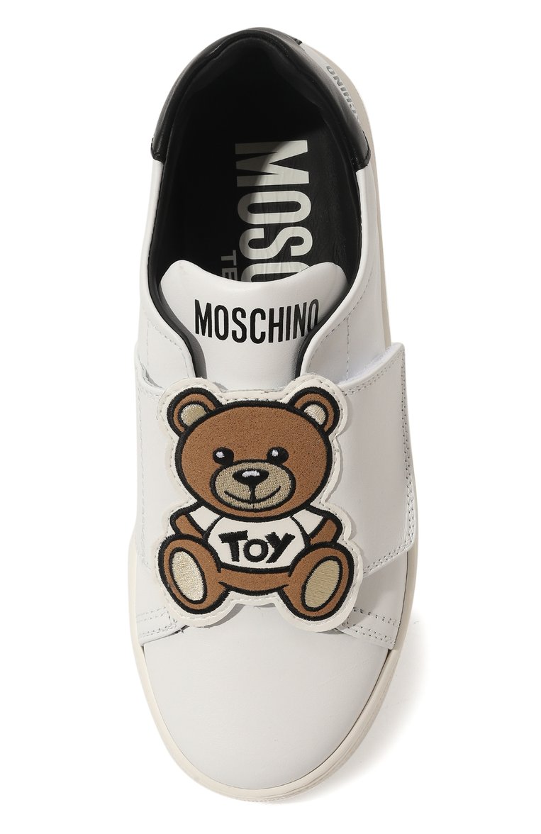 Кожаные кеды MOSCHINO, арт. 77451/36-41, фото 1
