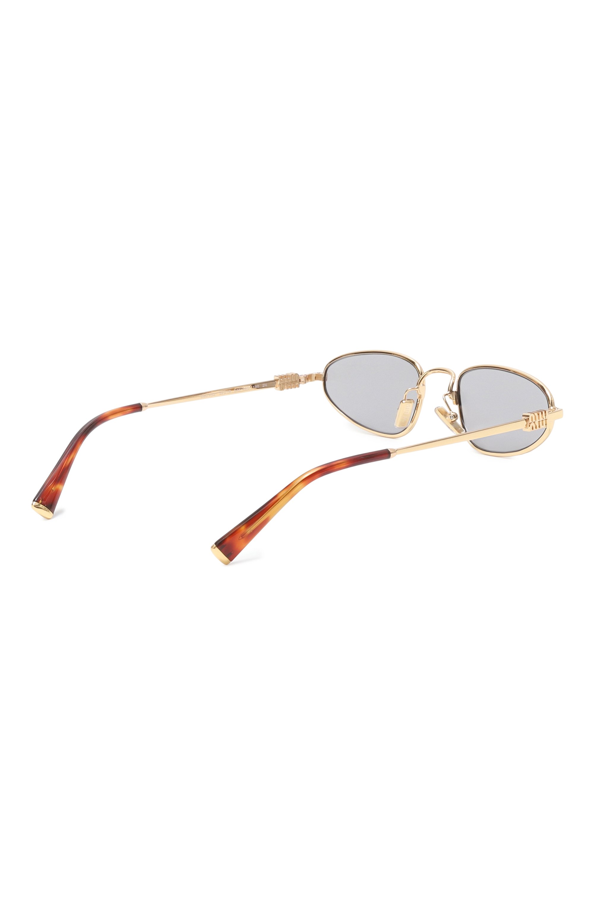 Солнцезащитные очки MIU MIU серого цвета по цене 64450 руб., арт. A52S-5AK400, фото 4 Солнцезащитные очки MIU MIU, арт. A52S-5AK400, фото 4