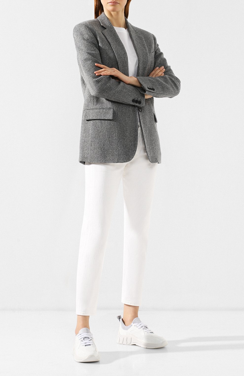 Кожаные кроссовки MIU MIU, арт. 5E329C/JHR, фото 2