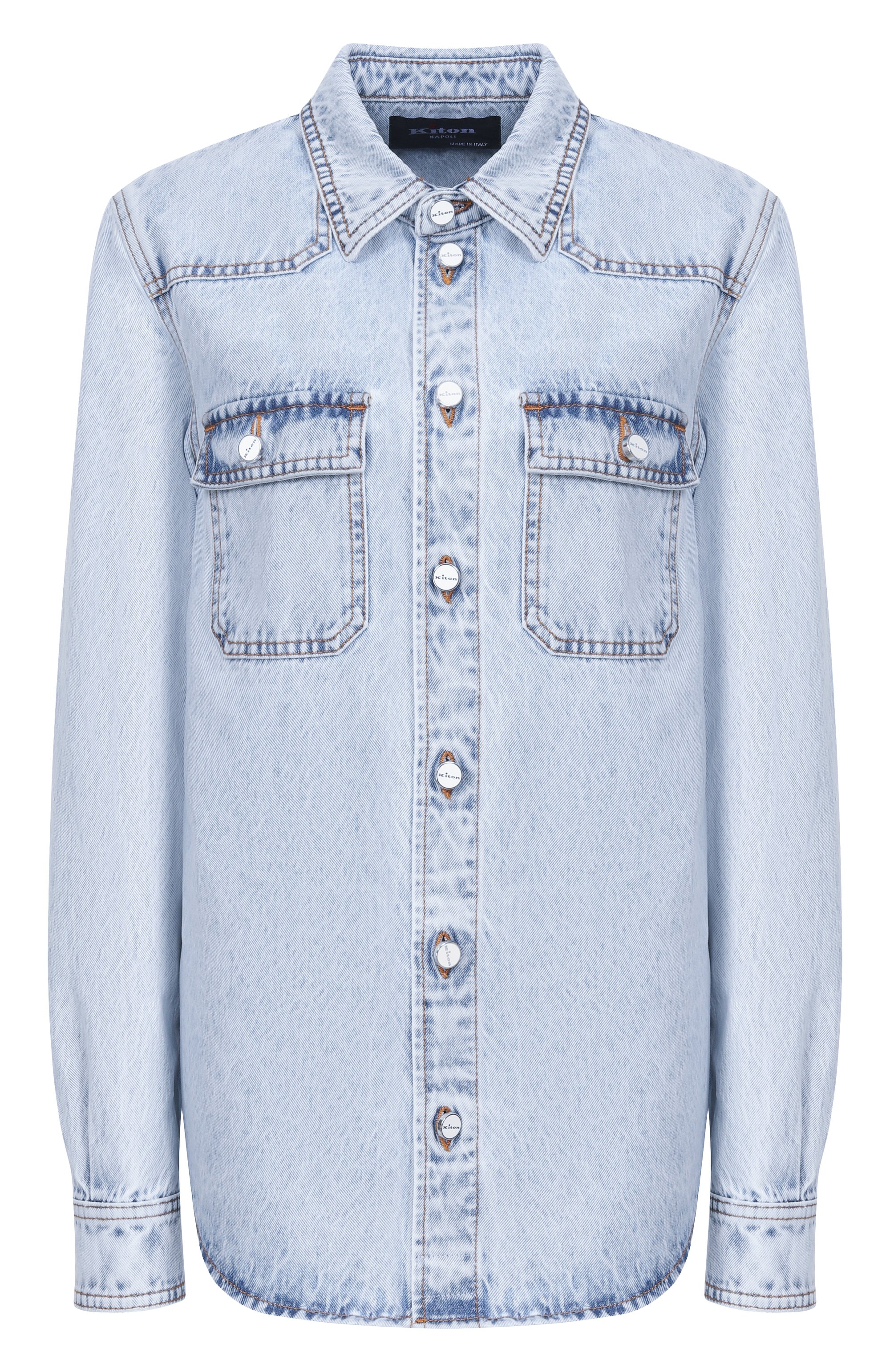 Джинсовая рубаш ка KITON, арт. DJ59401K0926H, фото 1