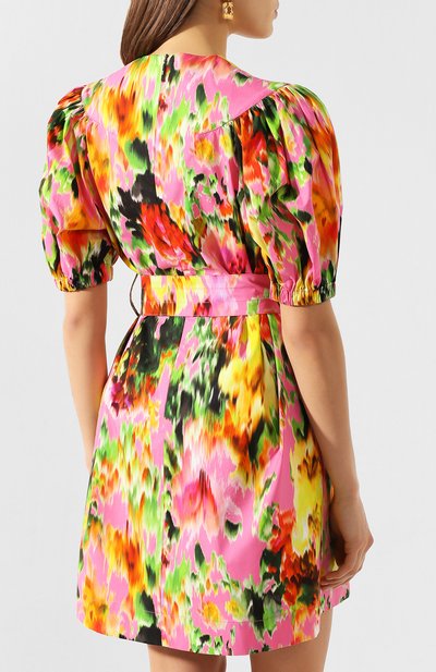 Хлопковое платье MSGM розового цвета по цене 54400 руб., арт. 2842MDA242 207353, фото 4 Хлопковое платье MSGM, арт. 2842MDA242 207353, фото 4