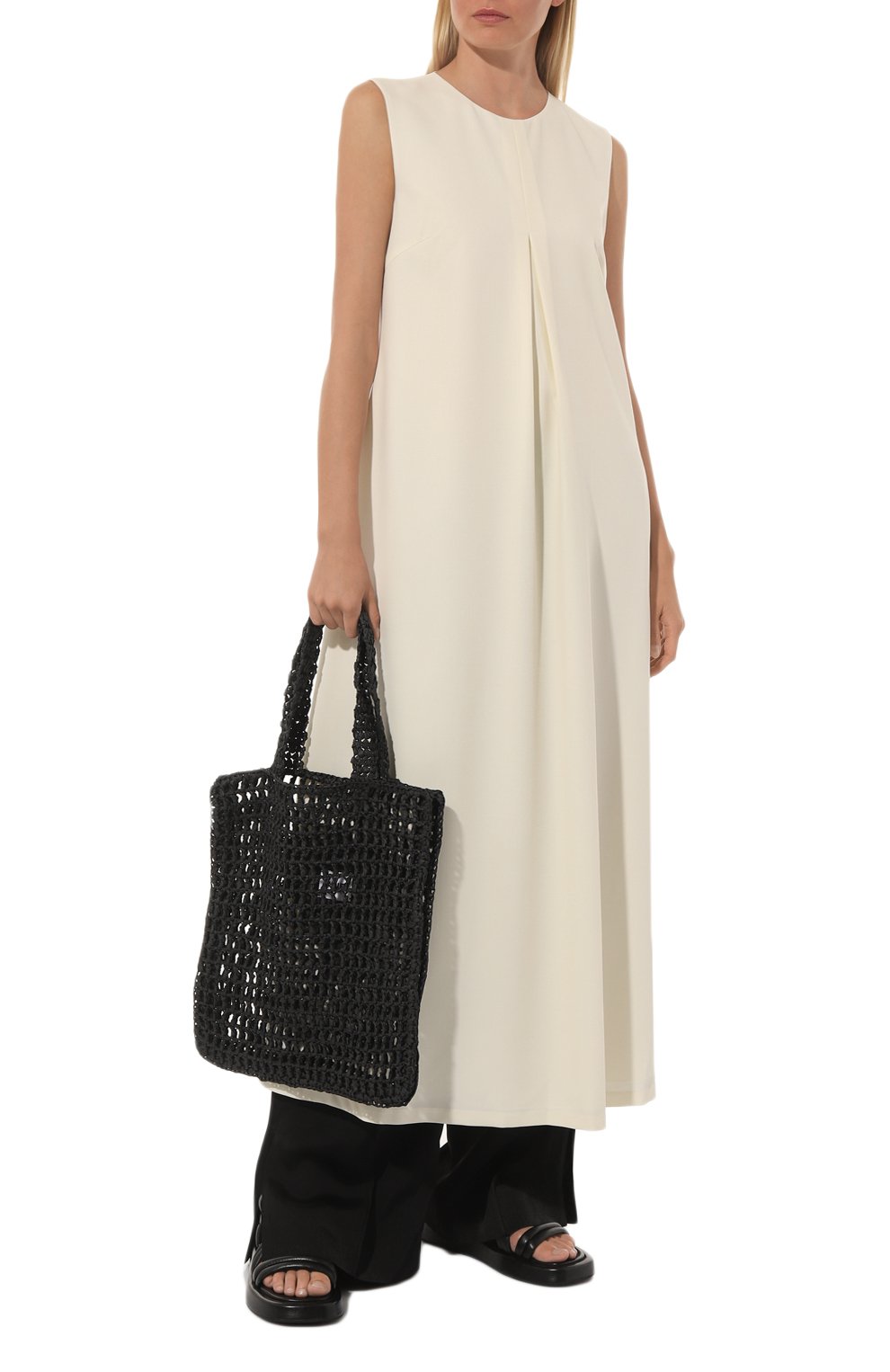 Сумка-тоут ALINE черного цвета по цене 9500 руб., арт. AL241501, фото 6 Сумка-тоут ALINE, арт. AL241501, фото 6