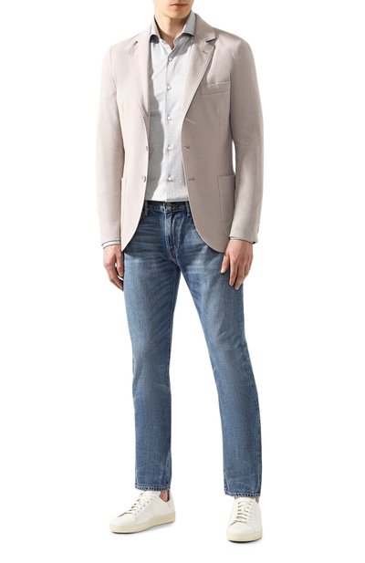 Пиджак из хлопка и шелка LORO PIANA, арт. FAE8388, фото 2