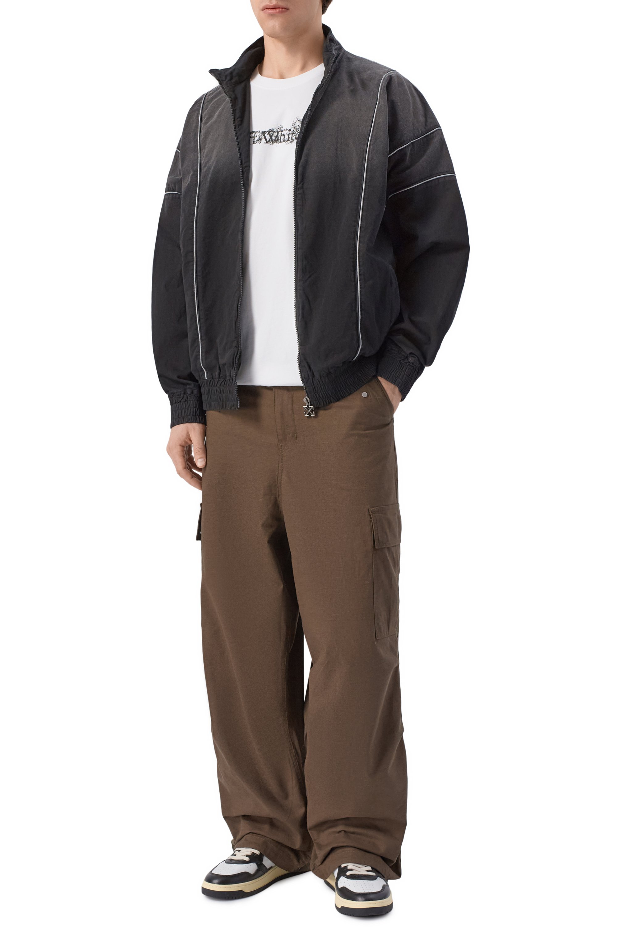 Хлопковая толстовка OFF-WHITE, арт. 0MBD05MS26FAB002, фото 2