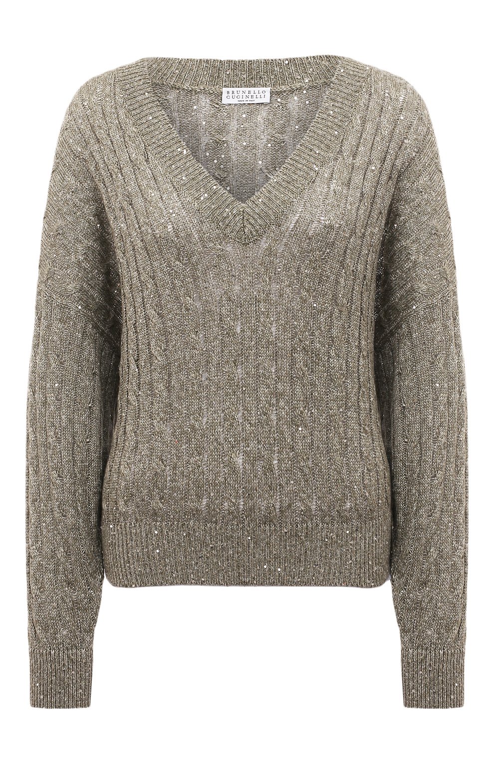Льняной свитер BRUNELLO CUCINELLI, арт. MC000B1124, фото 1