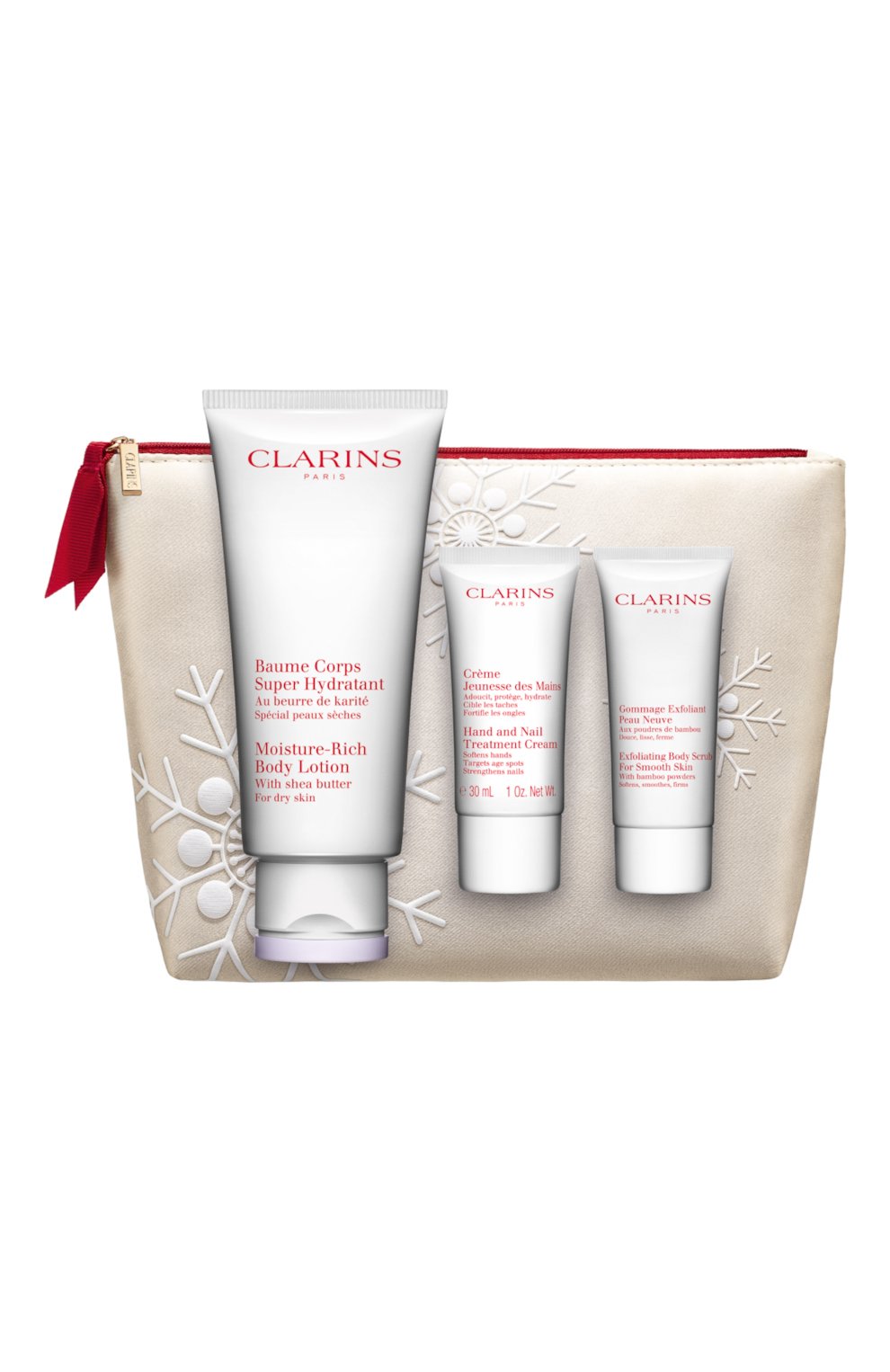 Набор в косметичке body care set CLARINS бесцветного цвета по цене 2780 руб., арт. 80057756, фото 1 Набор в косметичке body care set CLARINS, арт. 80057756, фото 1