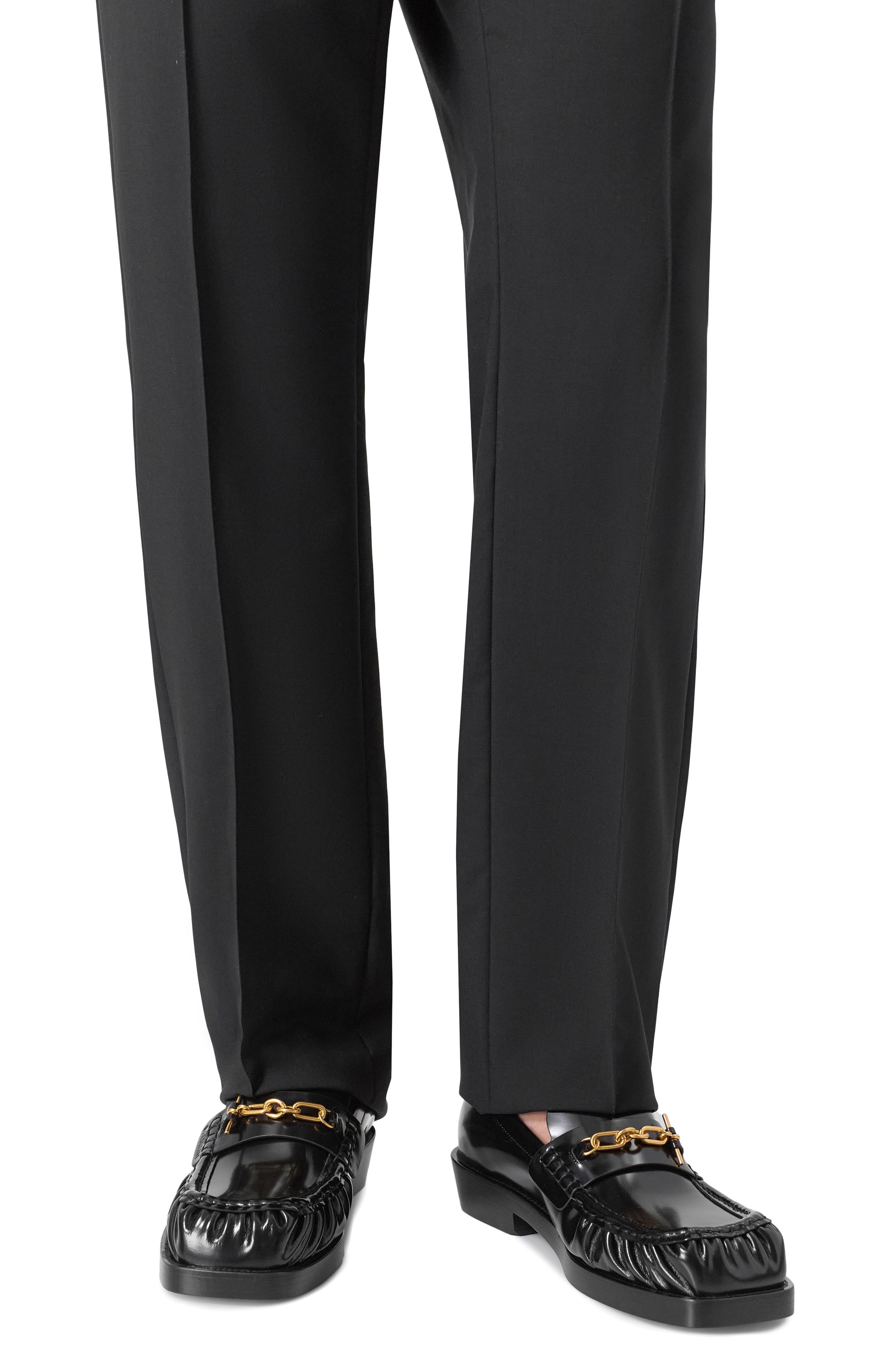 Кожаные лоферы sync BALMAIN, арт. FM1U0376/LSPZ, фото 3