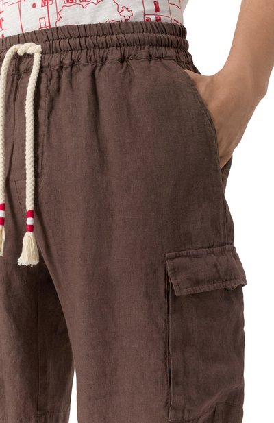 Льняные шорты MC2 SAINT BARTH, арт. STBM MARSEILLE/00320H, фото 5