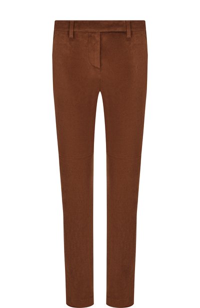 Женские укороченные замшевые брюки BRUNELLO CUCINELLI, арт. M0W30P6827
