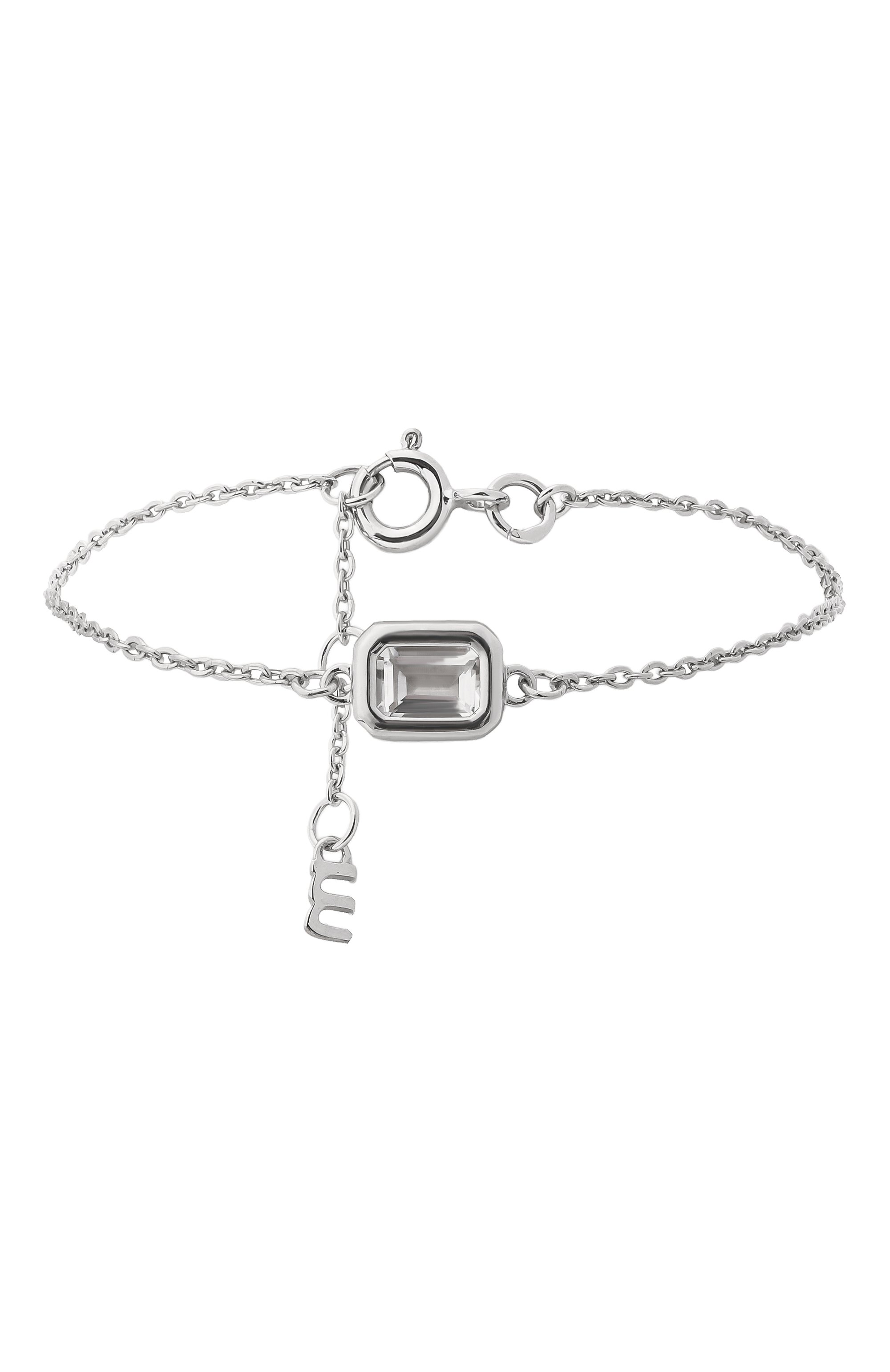 Браслет wave base с горным хрусталем MOONKA серебряного цвета по цене 13900 руб., арт. wav-br-crs, фото 1 Браслет wave base с горным хрусталем MOONKA, арт. wav-br-crs, фото 1