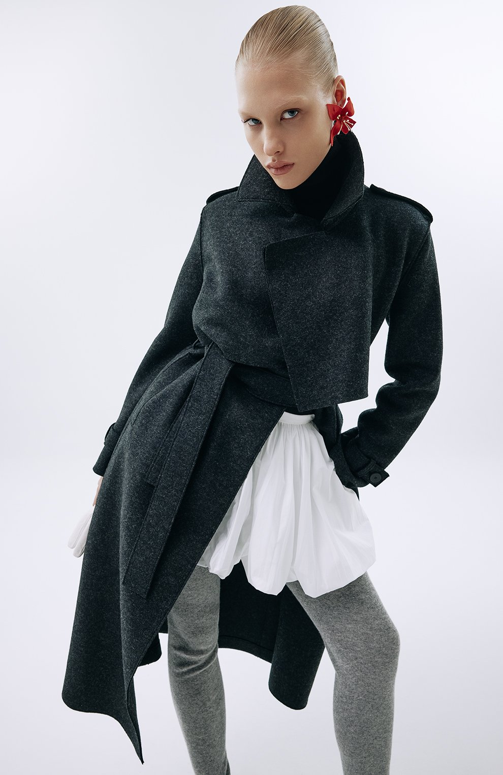 Шерстяное пальто HARRIS WHARF LONDON, арт. A1129MLK, фото 6