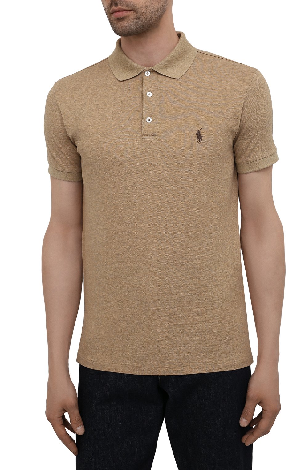 Хлопковое поло POLO RALPH LAUREN, арт. 710541705, фото 3