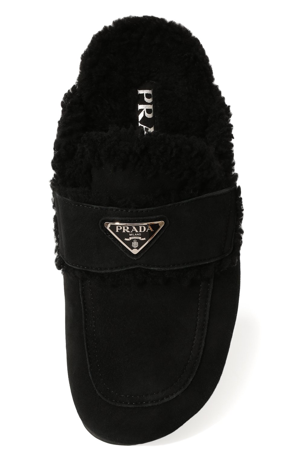 Замшевые сабо PRADA, арт. 2S2956-1A6-F0002-A000, фото 6