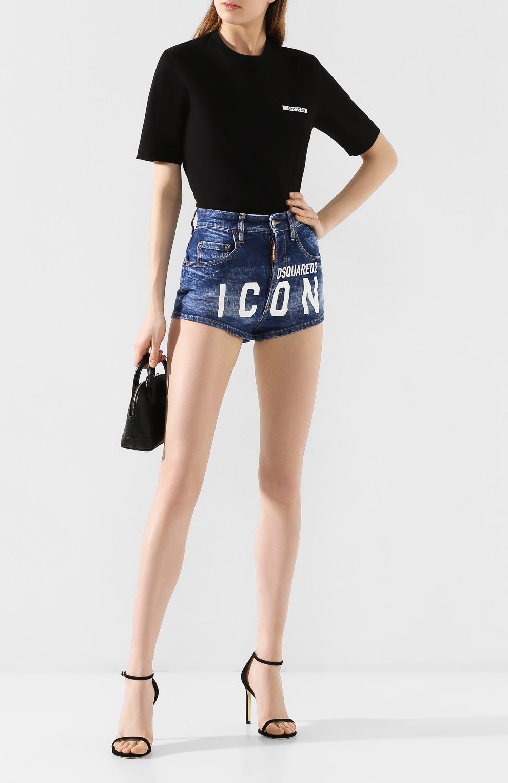 Хлопковая футболка DSQUARED2, арт. S80GC0002/S23009, фото 2