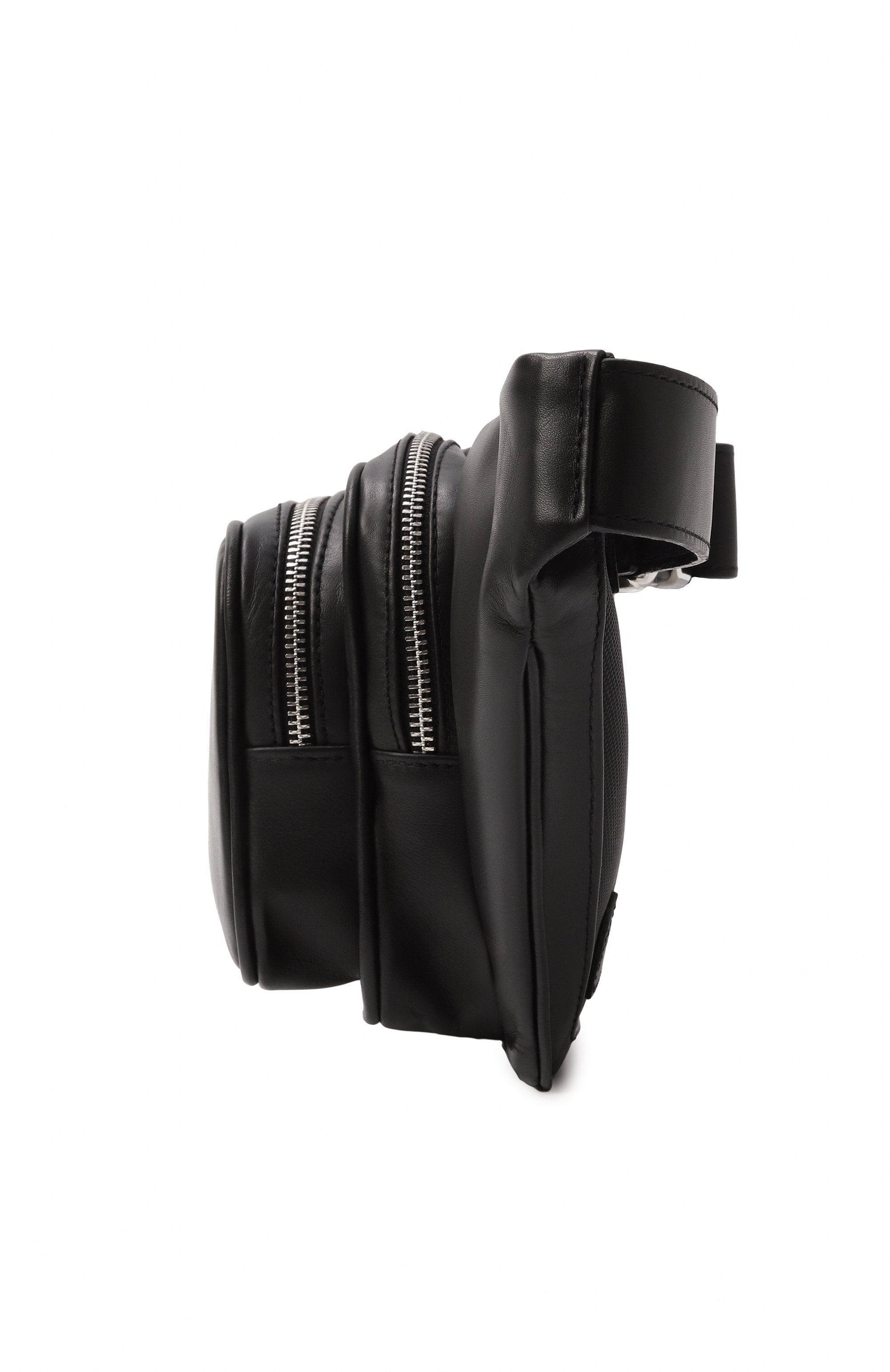 Поясная сумка MATTIA CAPEZZANI черного цвета по цене 65550 руб., арт. ZA200/GAUCH0, фото 4 Поясная сумка MATTIA CAPEZZANI, арт. ZA200/GAUCH0, фото 4