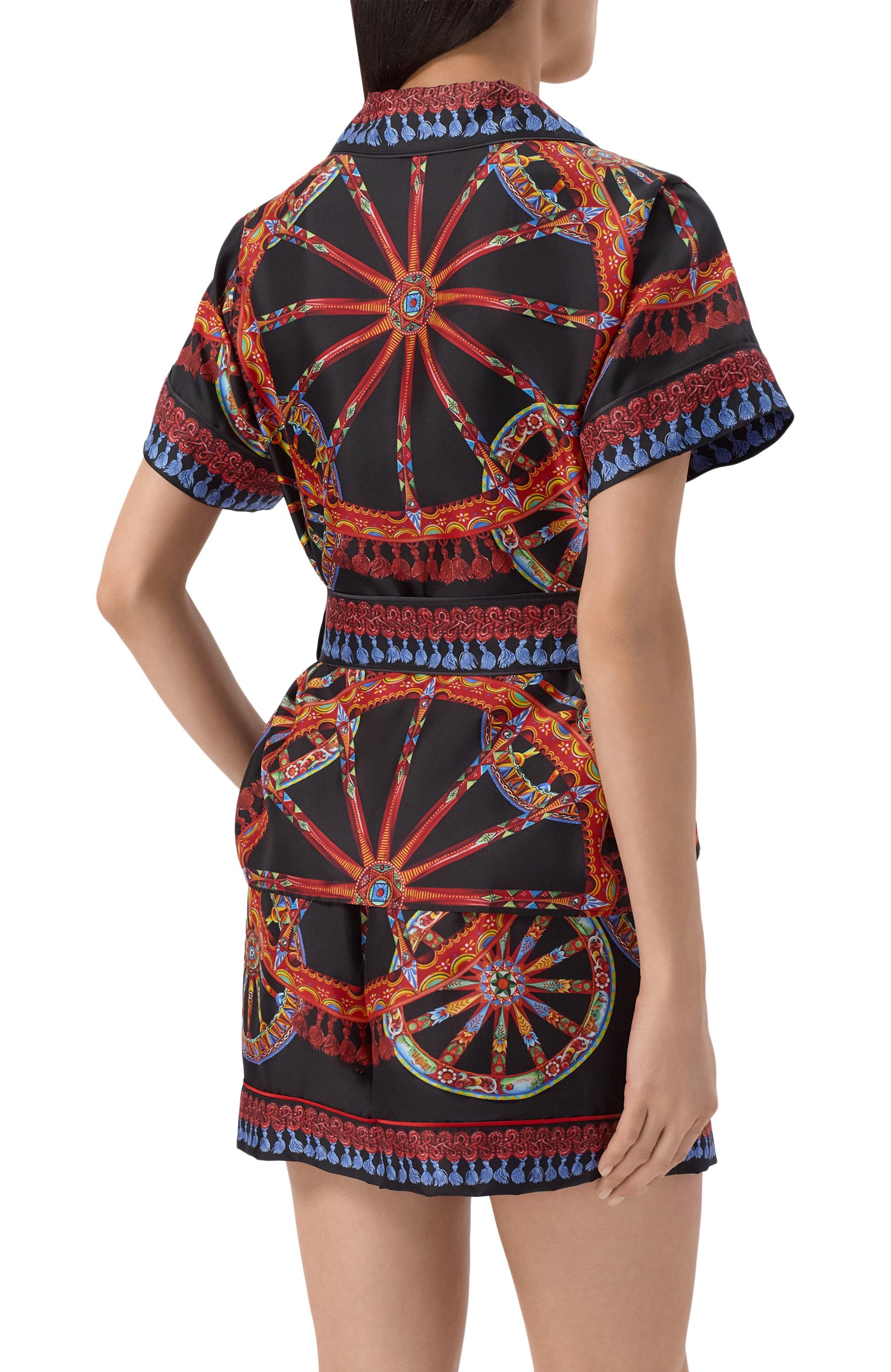 Шелковая рубашка DOLCE & GABBANA, арт. F5G67T/GDDTI, фото 4