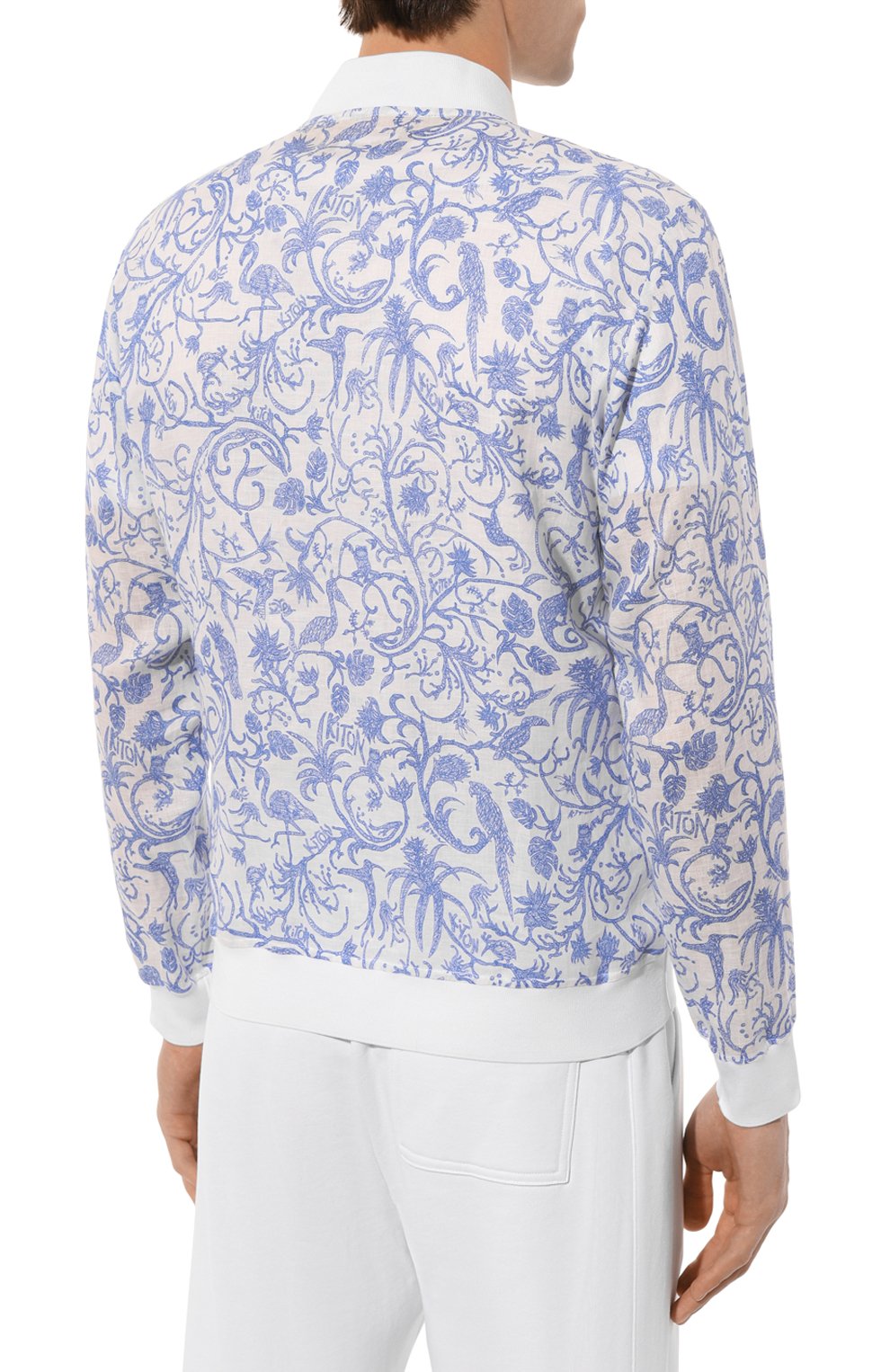 Льняной бомбер KITON, арт. UG0001H08902, фото 4