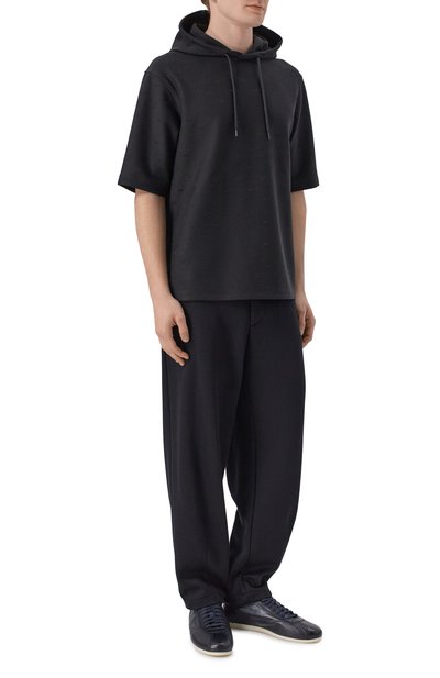 Худи из хлопка и лиоцелла EMPORIO ARMANI, арт. EM005221/AF13700, фото 2