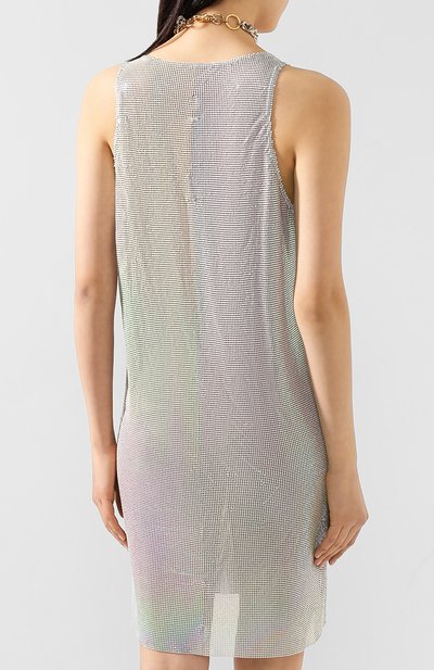 Платье RICK OWENS серебряного цвета по цене 260000 руб., арт. R020S1583/CNM, фото 4 Платье RICK OWENS, арт. R020S1583/CNM, фото 4