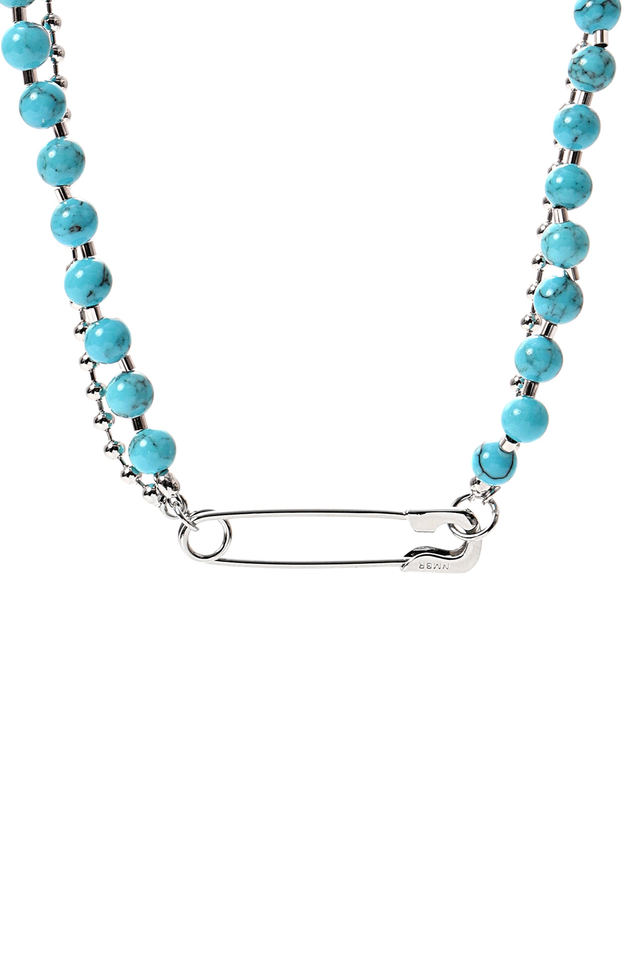 Колье NUMBERING, арт. 9709/TURQU0ISE, фото 4