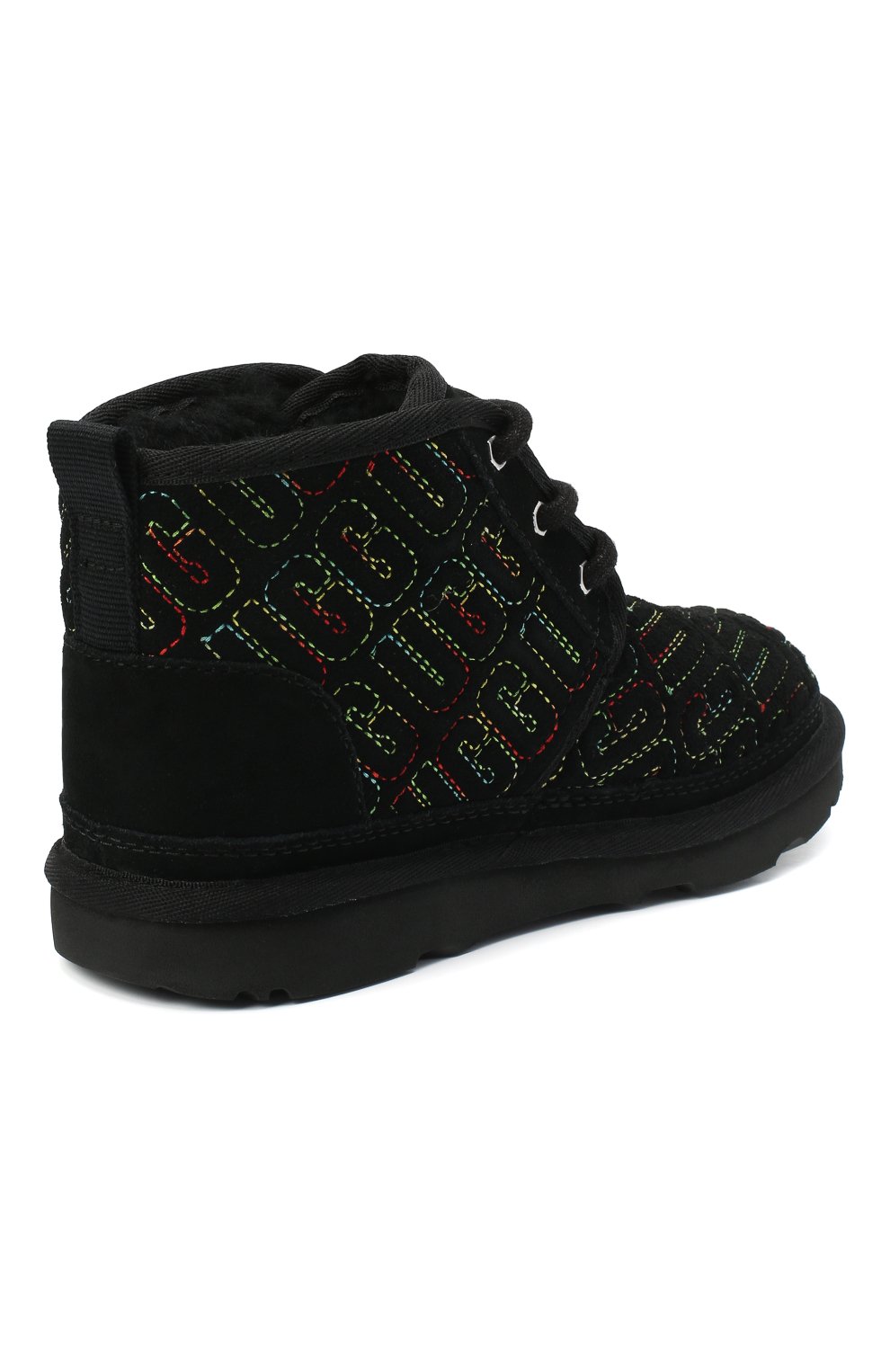 Ботинки neumel ii graphic stitch UGG черного цвета по цене 11900 руб., арт. 1116170K_BLK, фото 3 Ботинки neumel ii graphic stitch UGG, арт. 1116170K_BLK, фото 3