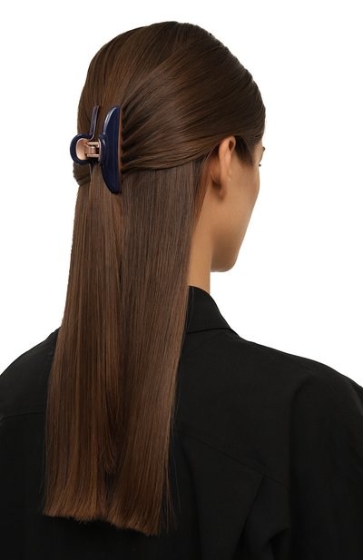 Заколка для волос ALEXANDRE DE PARIS синего цвета по цене 10790 руб., арт. ICCM-15571-53 M, фото 2 Заколка для волос ALEXANDRE DE PARIS, арт. ICCM-15571-53 M, фото 2