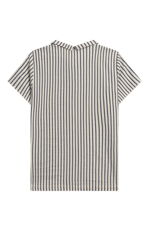 Хлопковая рубашка Leoca Синий, фото 2