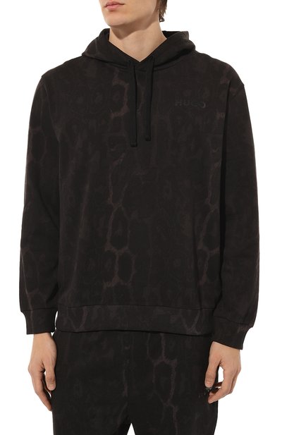 Хлопковое худи HUGO, арт. 50482927, фото 3