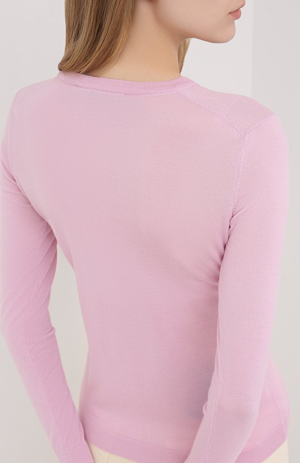 Кашемировый пуловер RALPH LAUREN розового цвета по цене 79150 руб., арт. 290615194, фото 4 Кашемировый пуловер RALPH LAUREN, арт. 290615194, фото 4