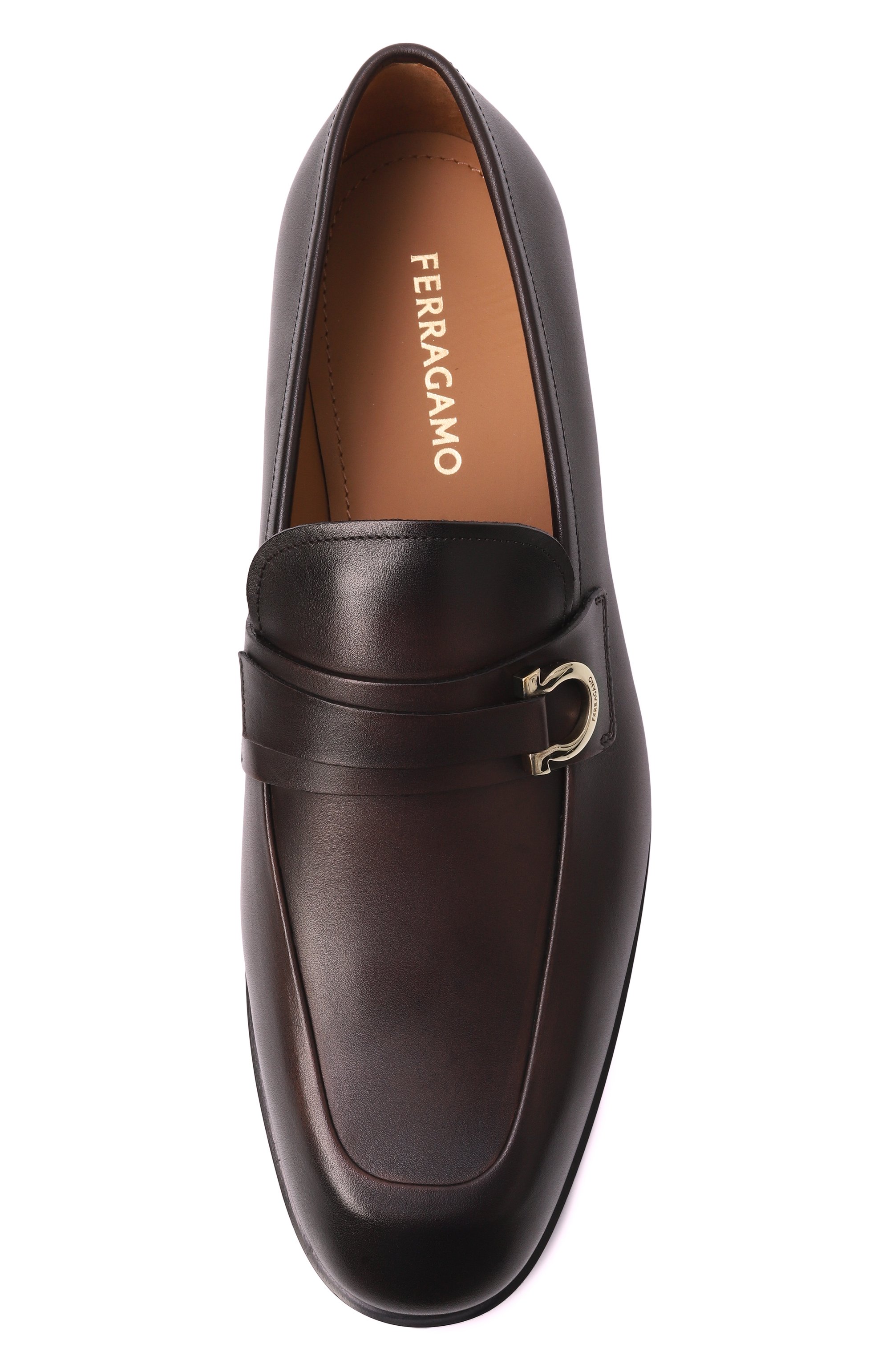 Кожаные лоферы florida FERRAGAMO, арт. 021688/774131, фото 6