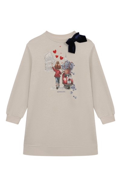 Хлопковое платье MONNALISA, арт. 19F900RU