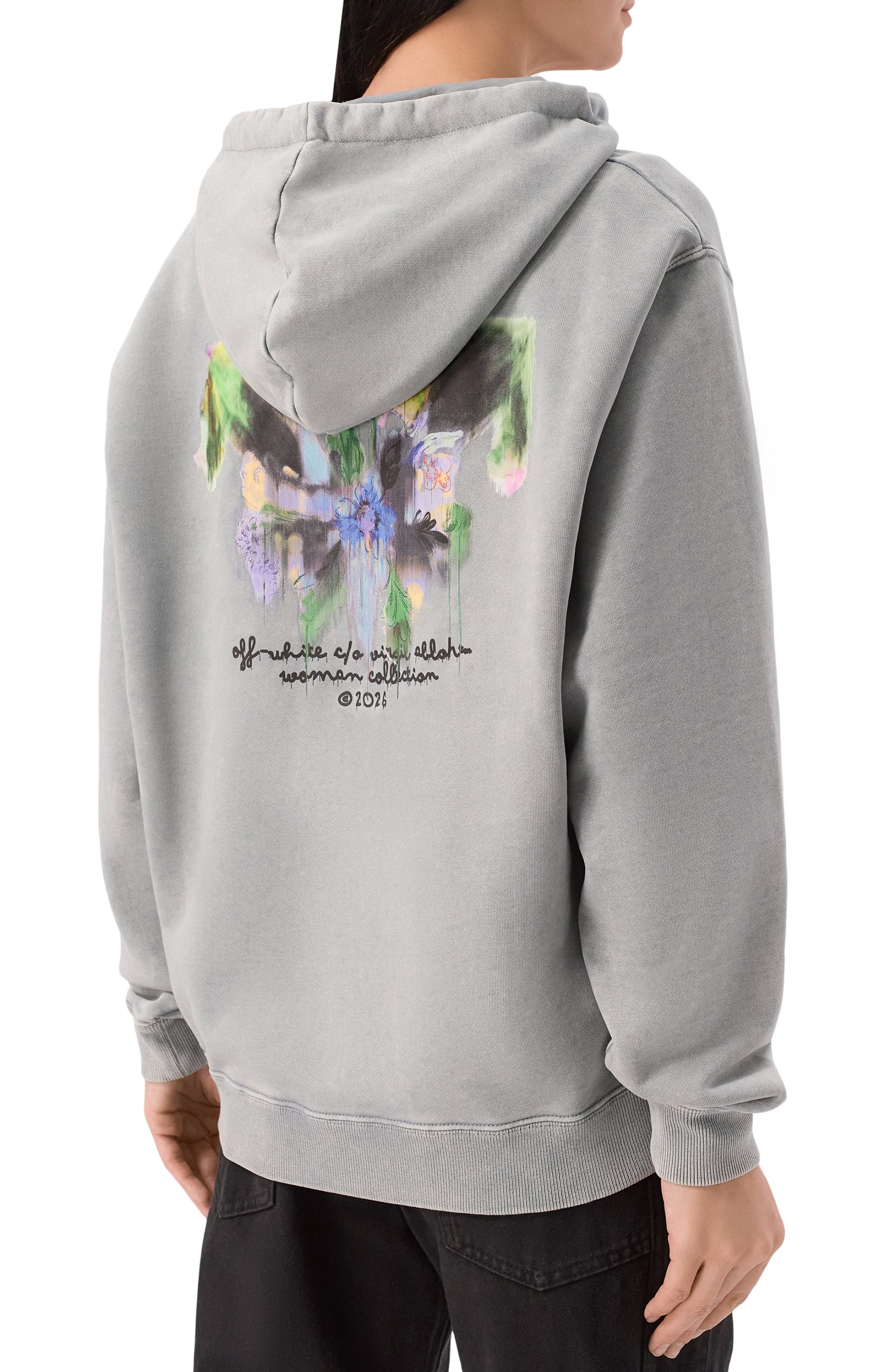 Хлопковое худи OFF-WHITE, арт. 2FE00500T, фото 4