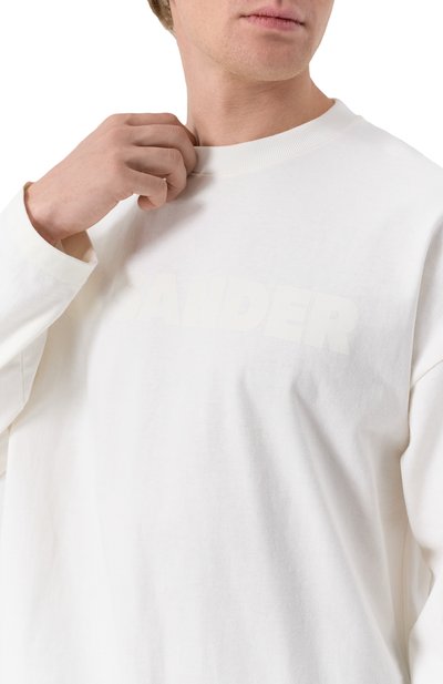 Хлопковый лонгслив JIL SANDER, арт. J22GC0136/J20243, фото 5