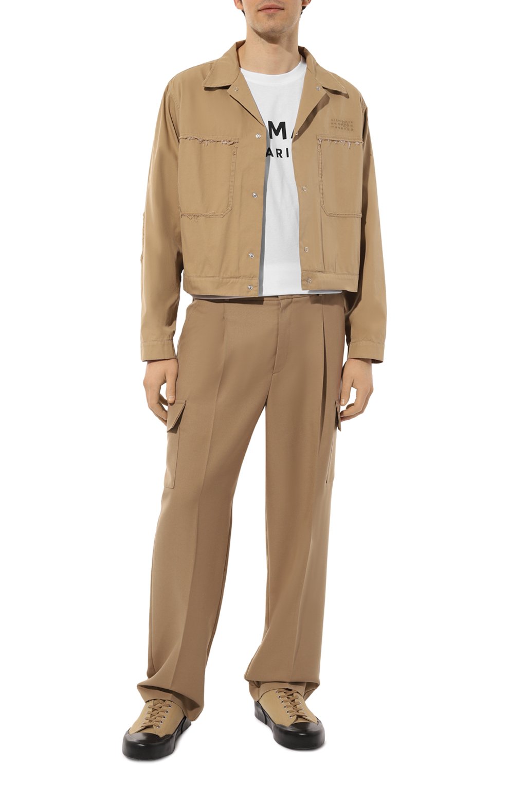 Хлопковая футболка BALMAIN, арт. CH1EG000/BB73, фото 2