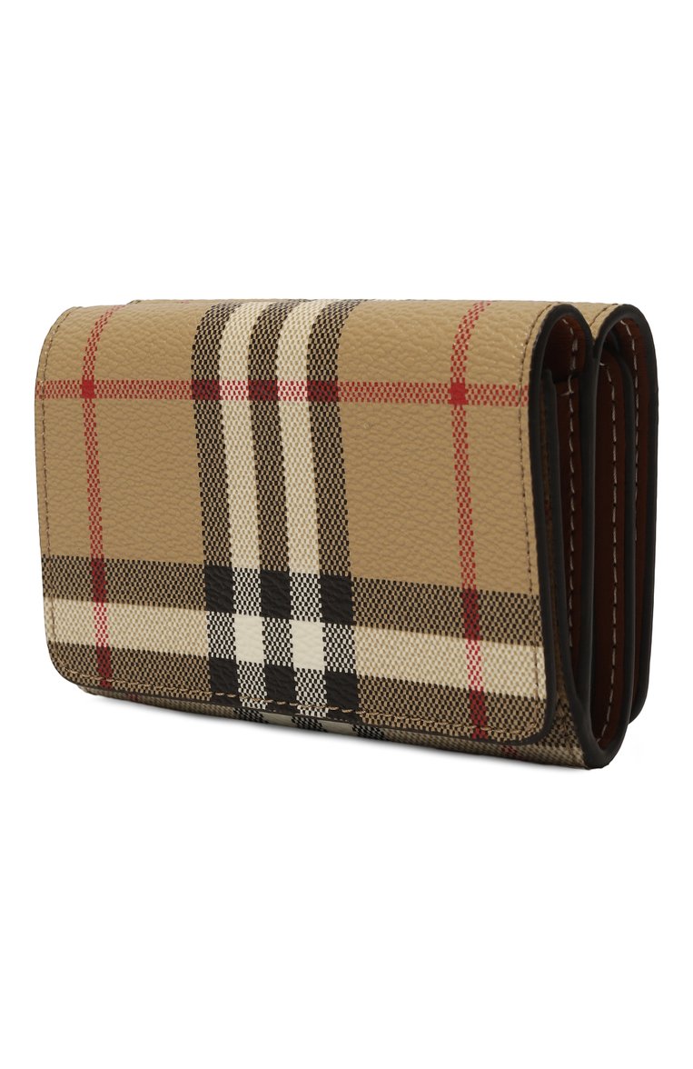 Женские портмоне BURBERRY бежевого цвета, арт. 8070416 | Фото 2 (Материал: Пластик; Нос: Не проставлено; Материал сплава: Проставлено)