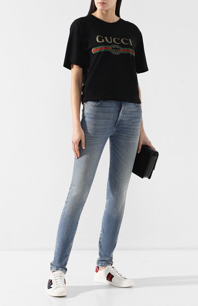 Джинсы с потертостями GUCCI, арт. 502797/XDAHY, фото 2