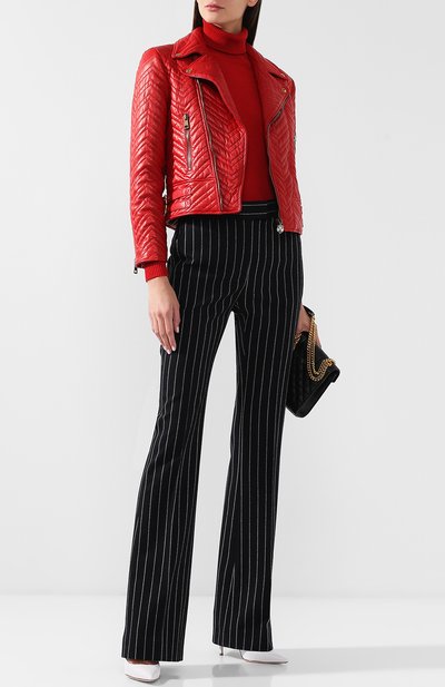 Кожаная куртка на молнии GUCCI, арт. 526789/XG666, фото 2