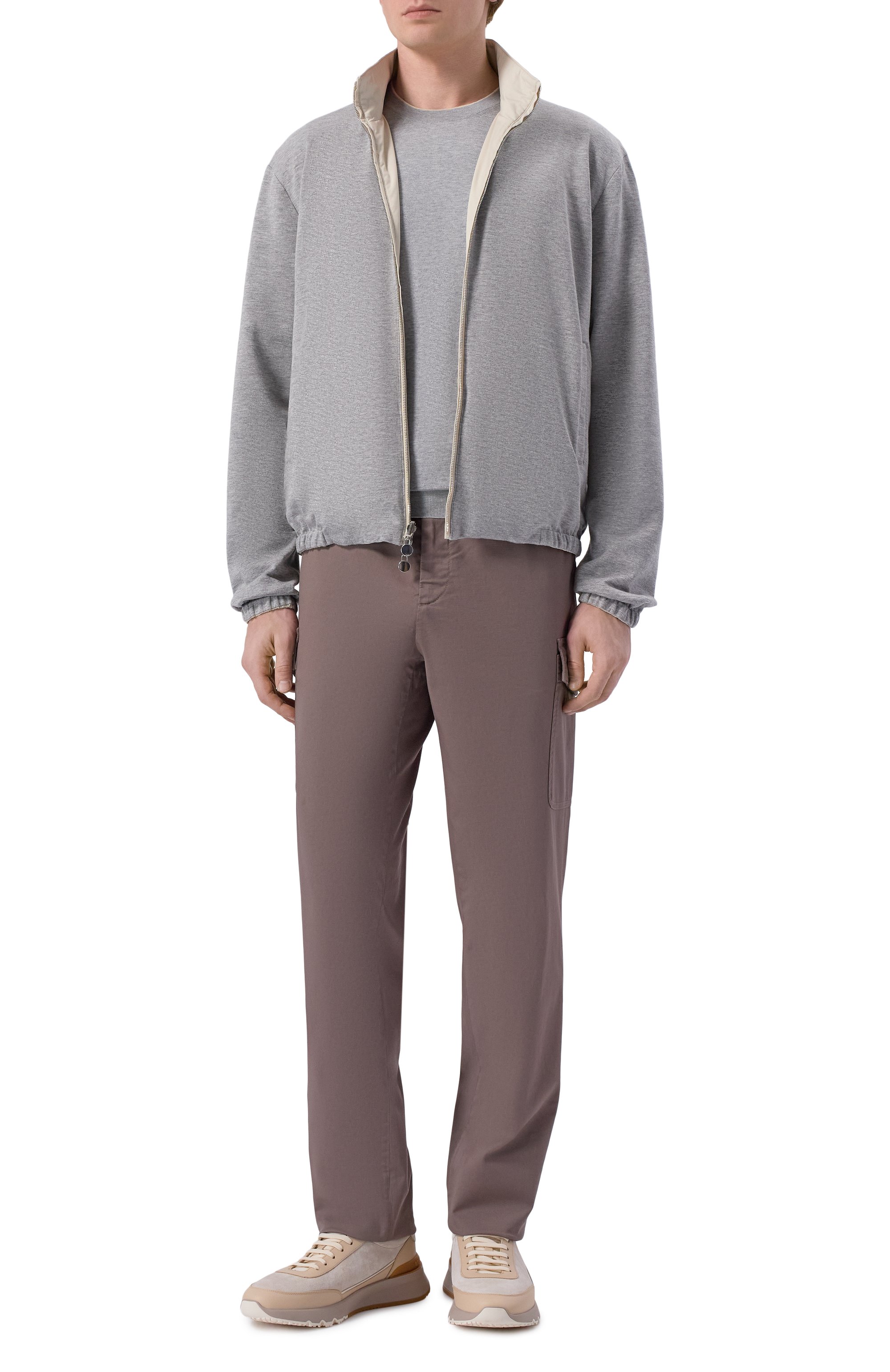 Хлопковый джемпер BRUNELLO CUCINELLI, арт. M29805200, фото 2