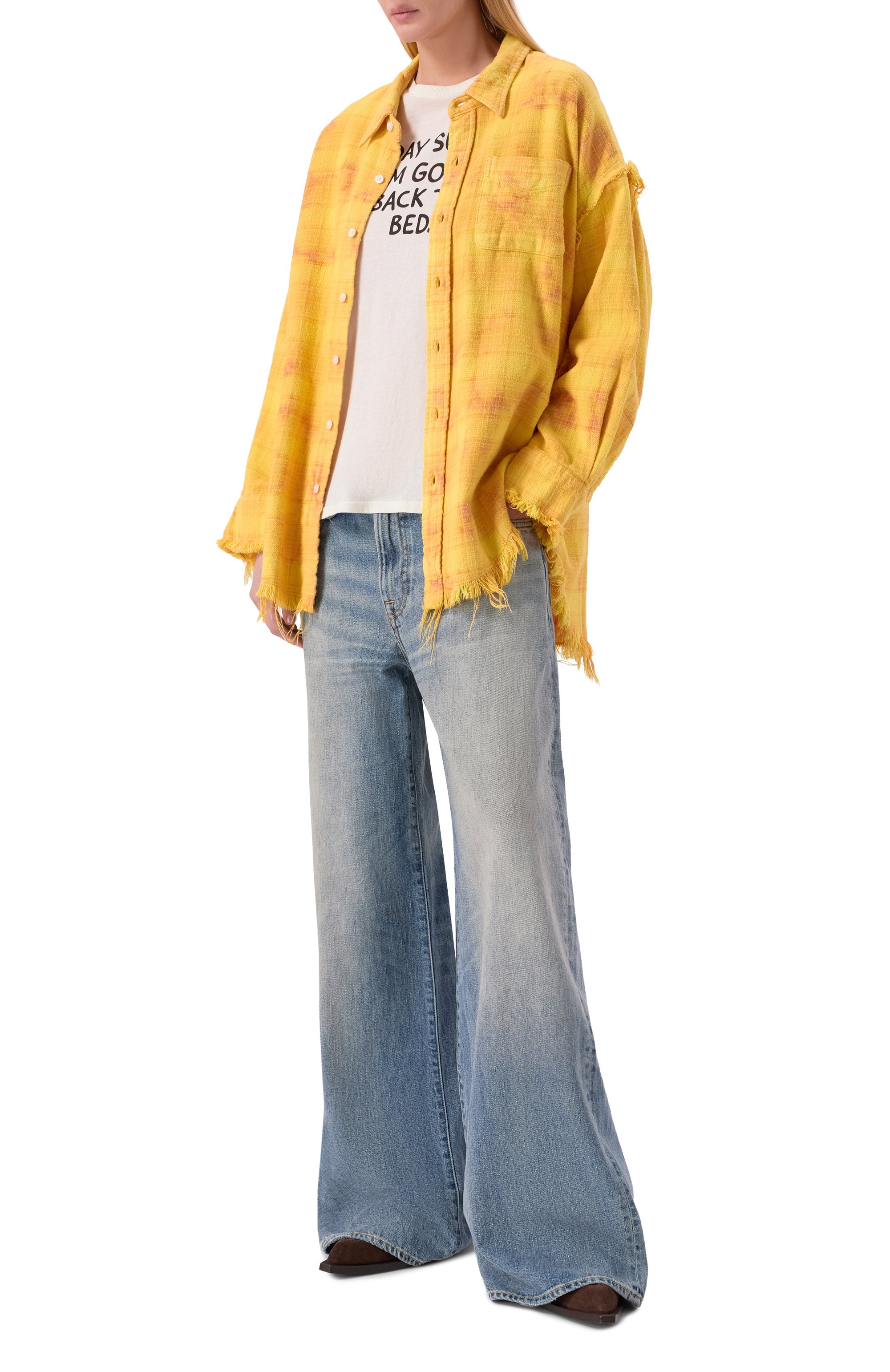 Футболка из хлопка и кашемира R13, арт. R13WK001-K142B, фото 2