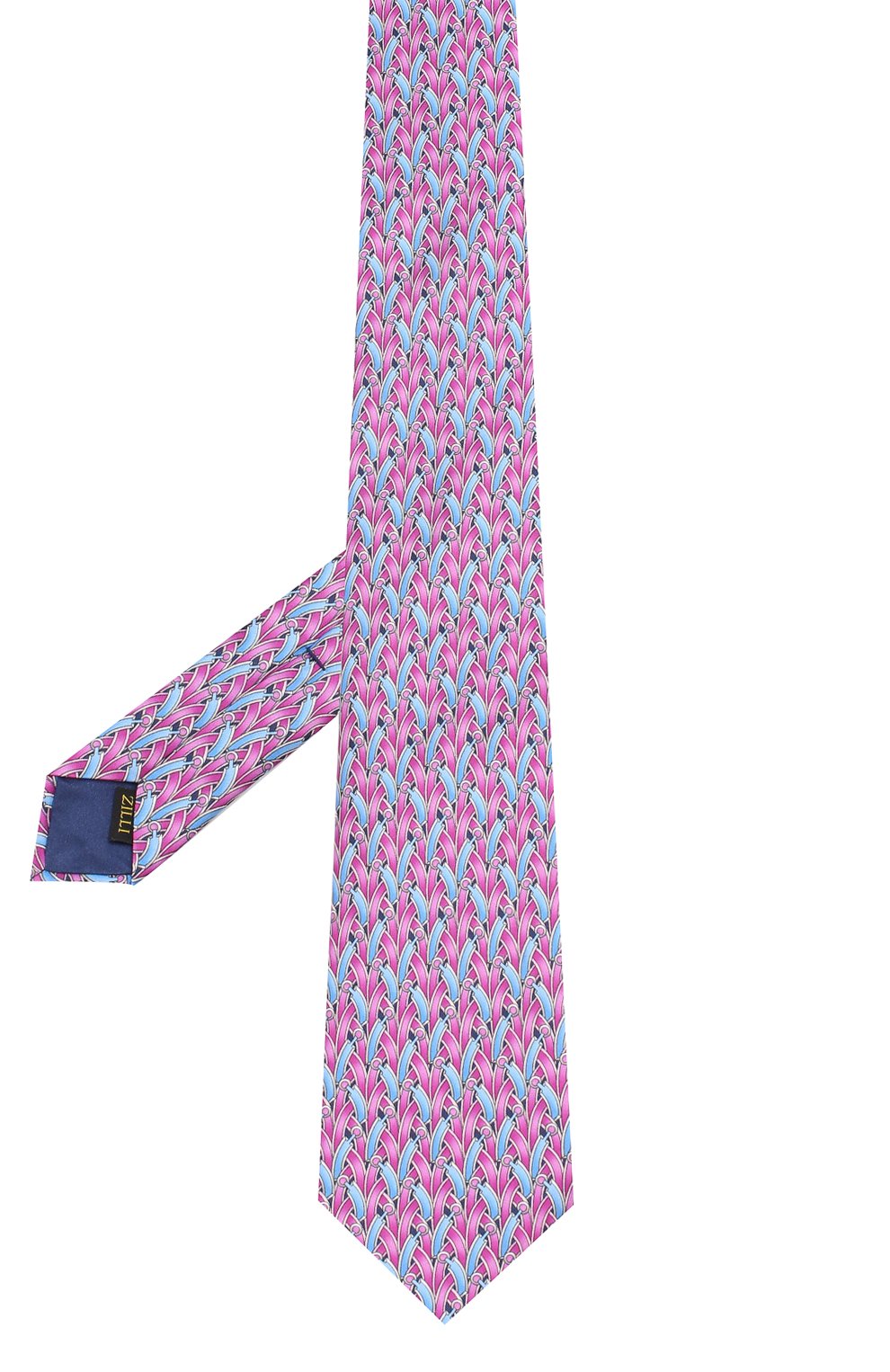 Шелковый галстук ZILLI розового цвета по цене 25800 руб., арт. 50209/TIES, фото 2 Шелковый галстук ZILLI, арт. 50209/TIES, фото 2