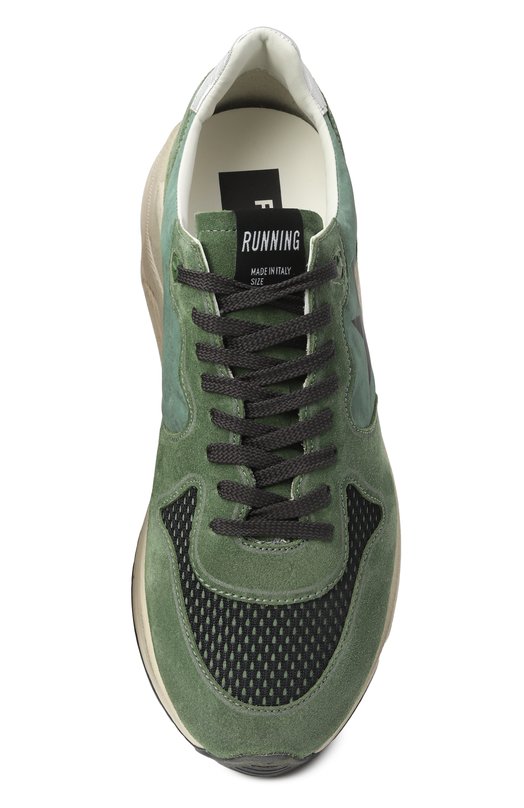 Комбинированные кроссовки Running Sole Golden Goose Deluxe Brand GMF00927.F007499 Зелёный  GMF00927.F007499 Фото 6
