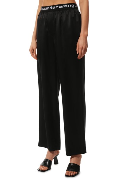 Шелковые брюки ALEXANDERWANG.T, арт. 4WC2214076, фото 3
