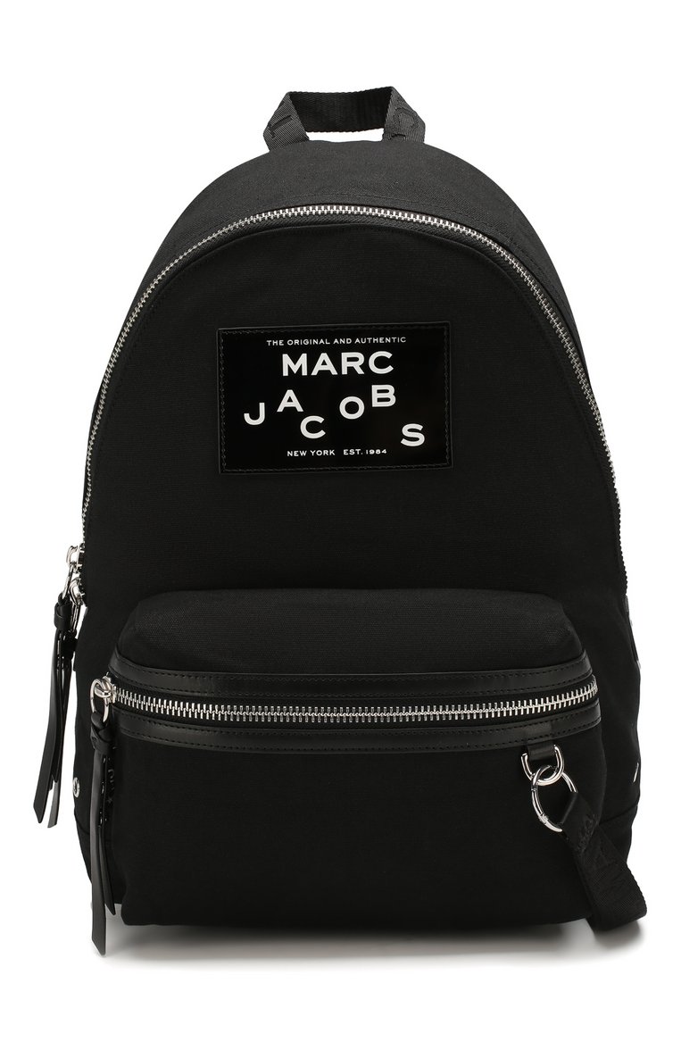 Женский рюкзак backpack large MARC JACOBS (THE) черного цвета, арт. M0015437 | Фото 1 (Материал внутренний: Не назначено; Материал сплава: Проставлено; Материал: Текстиль; Драгоценные камни: Проставлено; Стили: Кэжуэл; Размер: large)