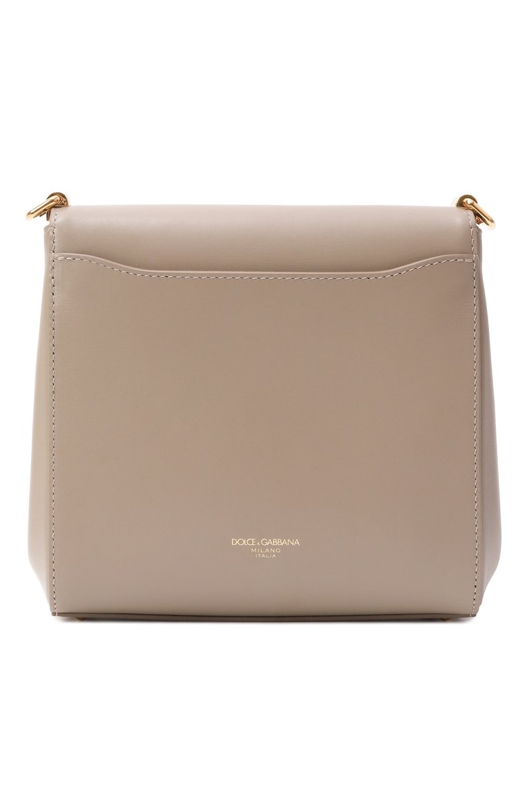Женская сумка marlene city DOLCE & GABBANA бежевого цвета, арт. BB7726/A3G19 | Фото 6 (Размер: mini; Материал: Натуральная кожа; Ремень/цепочка: На ремешке; Автоматизация состава: Проставлено; Автоматизация ТО: Проставлено)